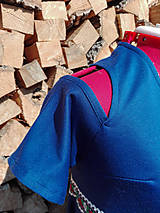 Šaty - Šaty s folklórnou stužkou vzorok -50% 15€ - 13215246_