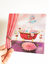 Papier - Pohľadnica "Bublinový zámok" - 13222938_