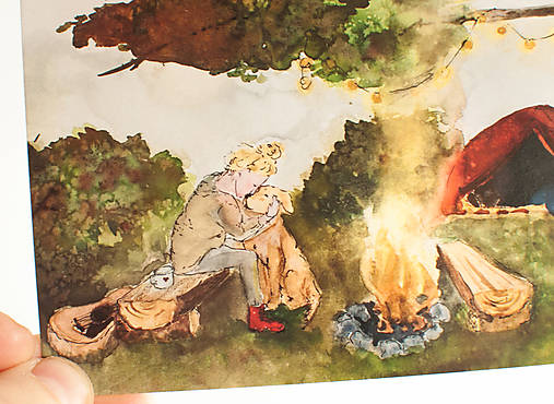 Papier - Pohľadnica "Priateľstvo" - 13222752_
