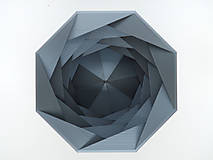 Nádoby - 3D tlačený kvetináč „Lola“ / ekologický / biologicky odbúrateľný / geometrický moderný dizajn / low poly - 13222470_