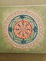 Obrazy - Mandala- Hviezda roda - Alatyr 40x40 - 13221051_
