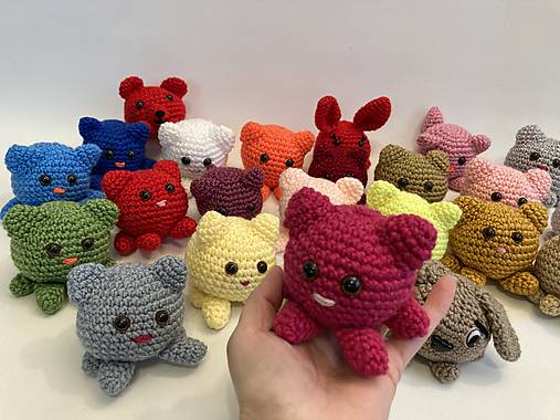 Hračky - zvieratká mix farieb - 13221413_