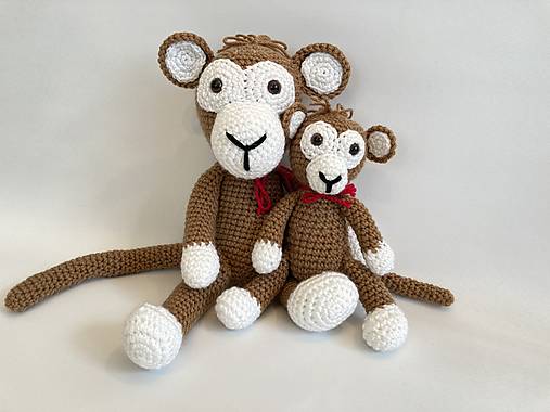 Hračky -  Hačkovaná Hračka - opice :) - 13221574_