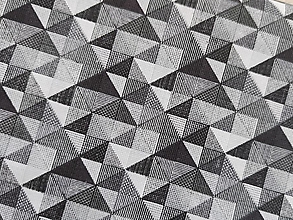 Textil - VLNIENKA DEKA a PRIKRÝVKA 100 % merino top super Origami Grey and Black - 13225399_