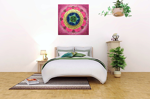 Obrazy - Mandala lásky- 40x40 - 13224993_