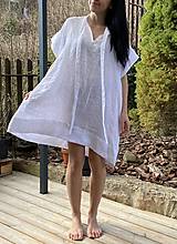 Šaty - letné ľanové šaty - 13228297_