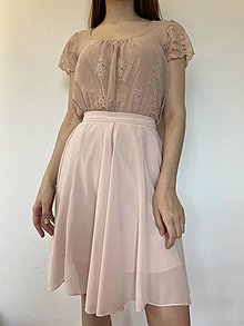 Sukne - Upcycle ružová sukňa - 13228899_