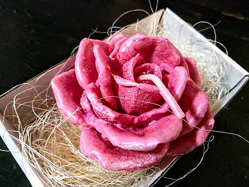 Parfémovaná sviečka Ruža (Ružová)