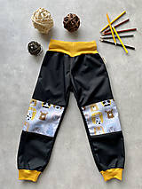 Detské oblečenie - Softshellové nohavice, jarný softshell (122/128) - 13226587_