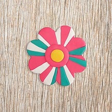 Magnetky - Hravý kvet magnet - veselý - 13229351_
