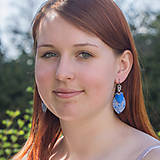 Náušnice - Baculky vlny- náušnice (bielé) - 13230064_