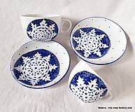 Nádoby - porcelánová šálka Snehová vločka (250ml) - 13234237_