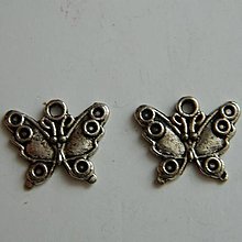 Komponenty - motýľ  kovový 18x15 - 13233573_