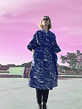 Kimoná - BÚRKA PRI KITAKJÚŠÚ limitovaný kimono kabát - 13232852_