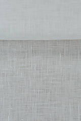 Textil - 100% ľan biely 125g (ako materiál alebo šitie na želanie) - 13234737_