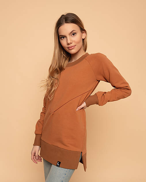 Mikiny - Mikina Caramel - 13234749_
