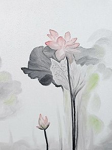 Obrazy - Lotus flower surreal 2 - 13237229_