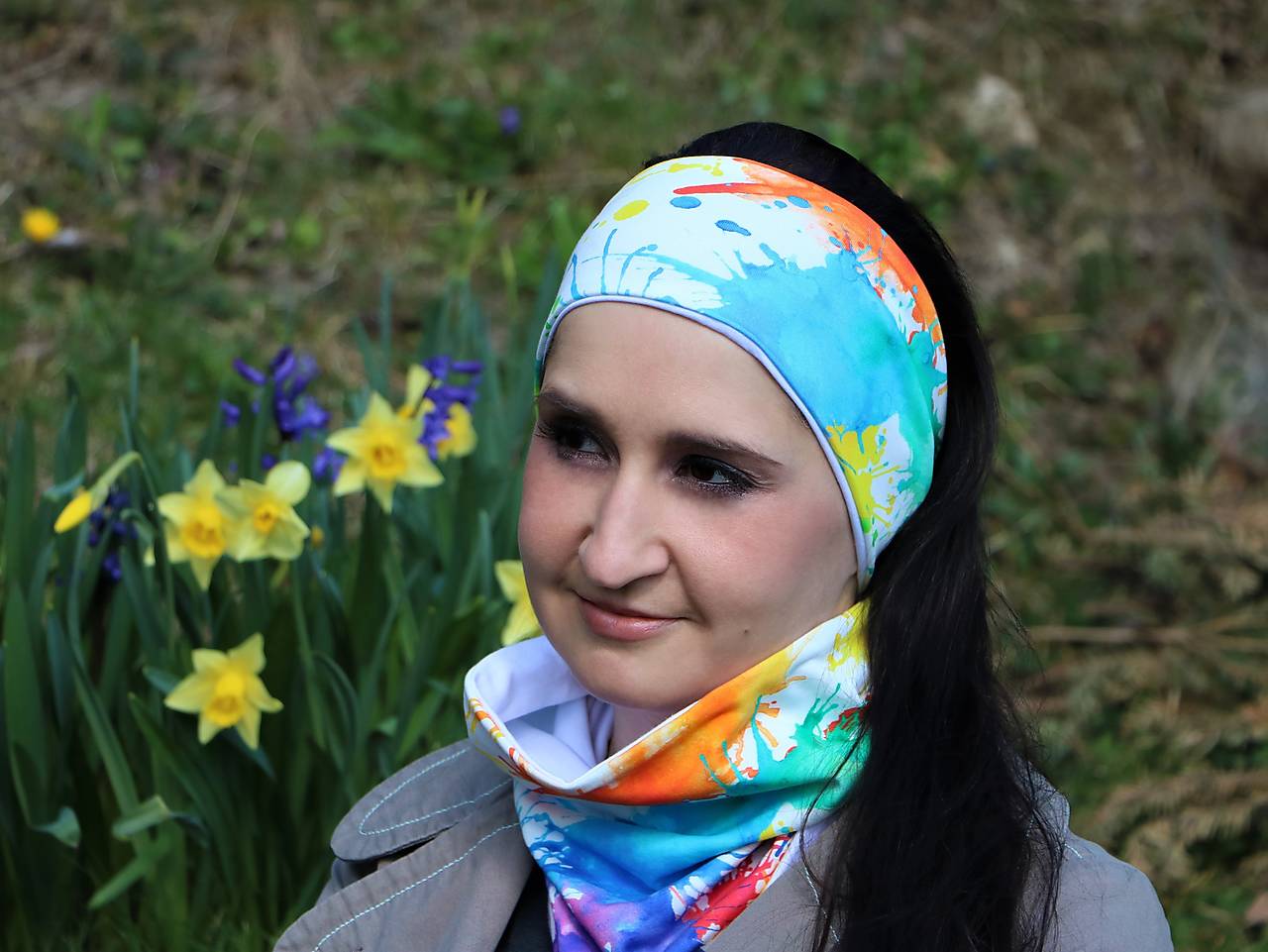 Úpletová čelenka machule