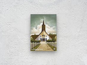 Obrazy - Zákamenné kostol nový 2014 obraz - 13243004_