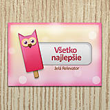 Papiernictvo - Nanuk pohľadnice - sovička - 13245725_