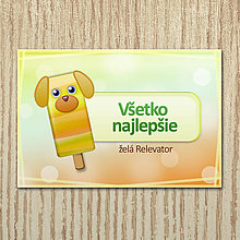 Papiernictvo - Nanuk pohľadnice - pes (mramor) - 13245695_