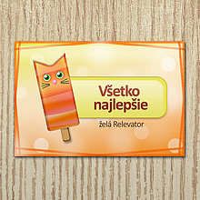Papiernictvo - Nanuk pohľadnice - mačka (mramor) - 13245700_