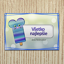 Papiernictvo - Nanuk pohľadnice - myška (mramor) - 13245710_