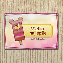 Papiernictvo - Nanuk pohľadnice - medveď (mramor) - 13245716_
