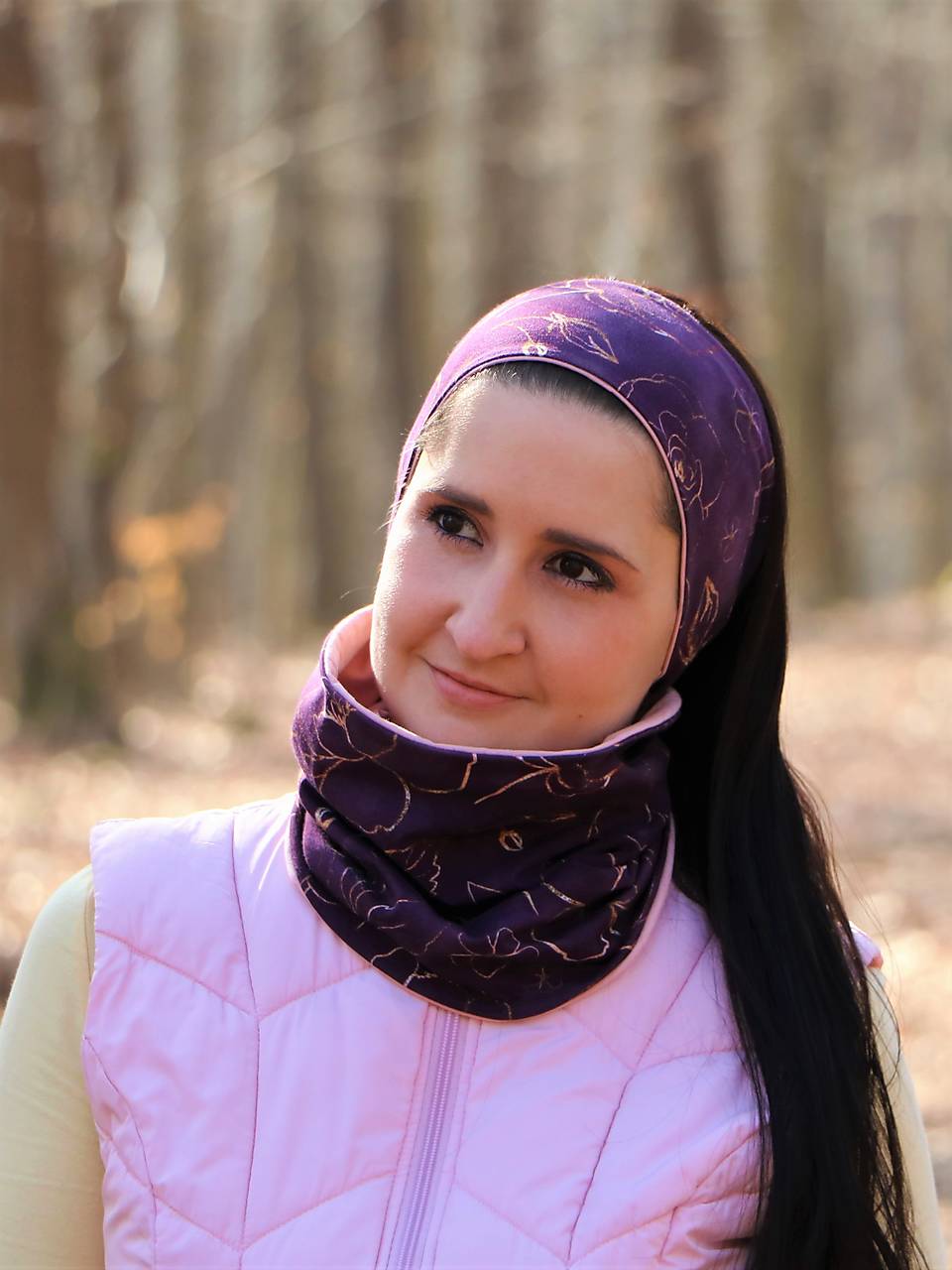 Úpletová čelenka Romance vintage