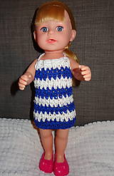 Hračky - mini šaty pre bábiku 36 cm - 13247594_