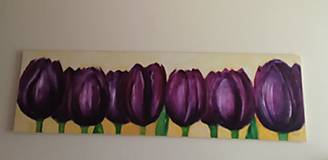 Obrazy - Jarné kvety - tulipány - 13249591_