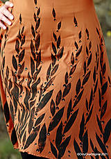Šaty - Dámske šaty šité, batikované, maľované  ROSA - 13247366_
