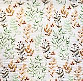 Textil - vetvičky, 100 % dvojitý mušelín, šírka 135 cm - 13247979_
