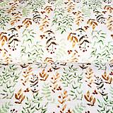 Textil - vetvičky, 100 % dvojitý mušelín, šírka 135 cm - 13247980_