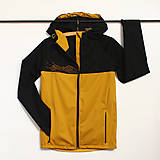 Bundy a kabáty - Tenká softshellová bunda žltá - 13249878_