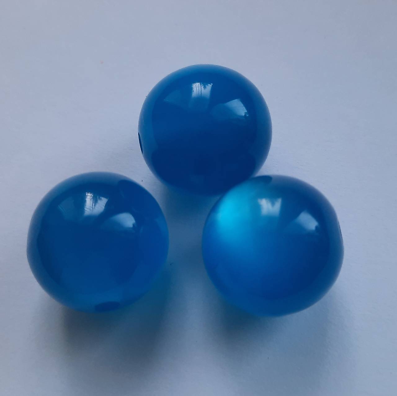 Živicové korálky 18mm-1ks (modrá)