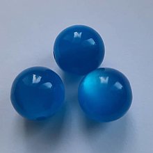 Korálky - Živicové korálky 18mm-1ks (modrá) - 13254930_