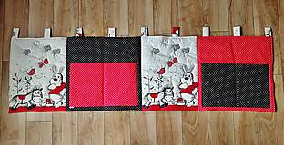 Úžitkový textil - Zástena za posteľ - Zajac a koník - 13254025_