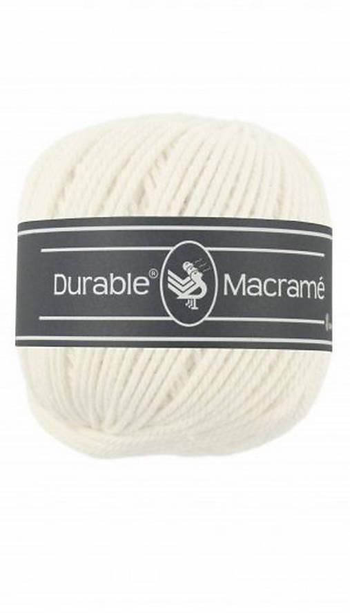 Galantéria - Priadza Durable Macramé - 100 g (326 Ivory) - 13251033_