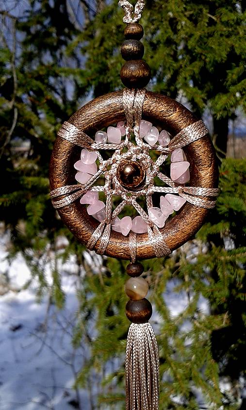 Dekorácie - Wood mandala odvahy a empatie - 13252252_