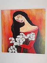 Obraz Žena 1, akryl 50 x 50 cm