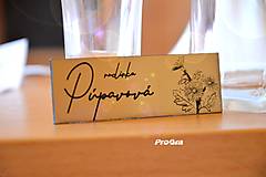 Tabuľky - Menovka - rodinka Púpavová - 13256976_