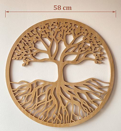 Strom života 58 cm (odtieň dub svetlý) 