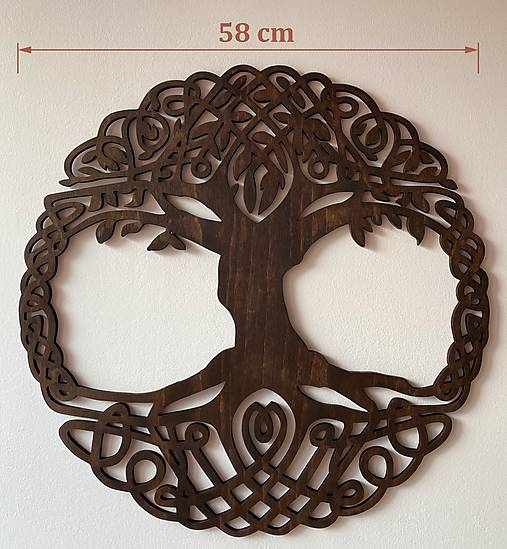 Strom keltský 58 cm (odtieň palisander)