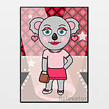 Grafika - Módna koala sladká Katka - 13259384_