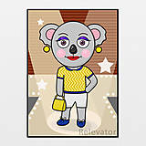 Grafika - Módna koala bezstarostná Denisa - 13259390_