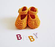 Detské topánky - Bavlnené balerínky pre bábätko - 13261881_