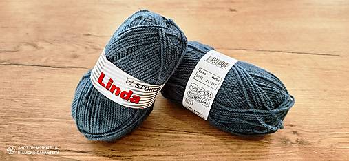Linda (9732 - oceľovo - modrá)