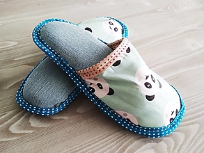 Ponožky, pančuchy, obuv - Veselá panda - 13265065_