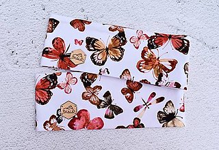 Čiapky, čelenky, klobúky - Športová čelenka "spring butterflies" - 13266327_